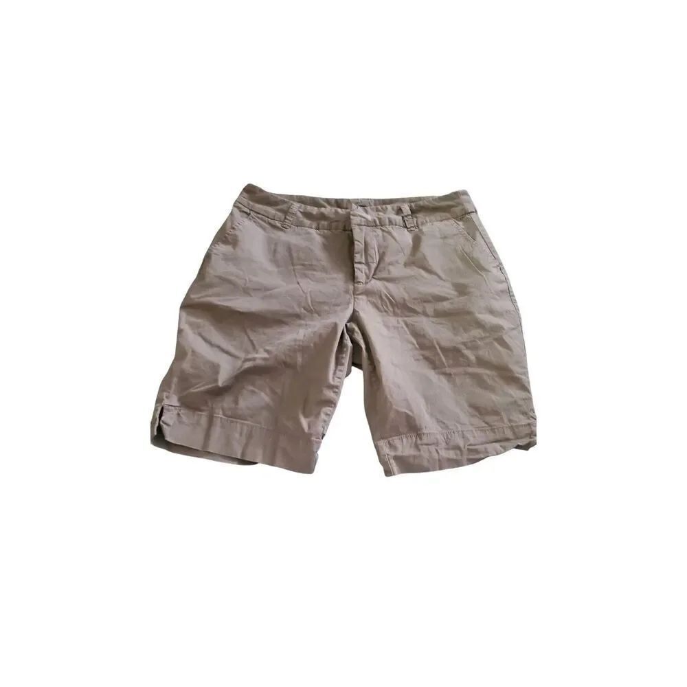 Mossimo light brown bermuda shorts with functional buttons size 16W